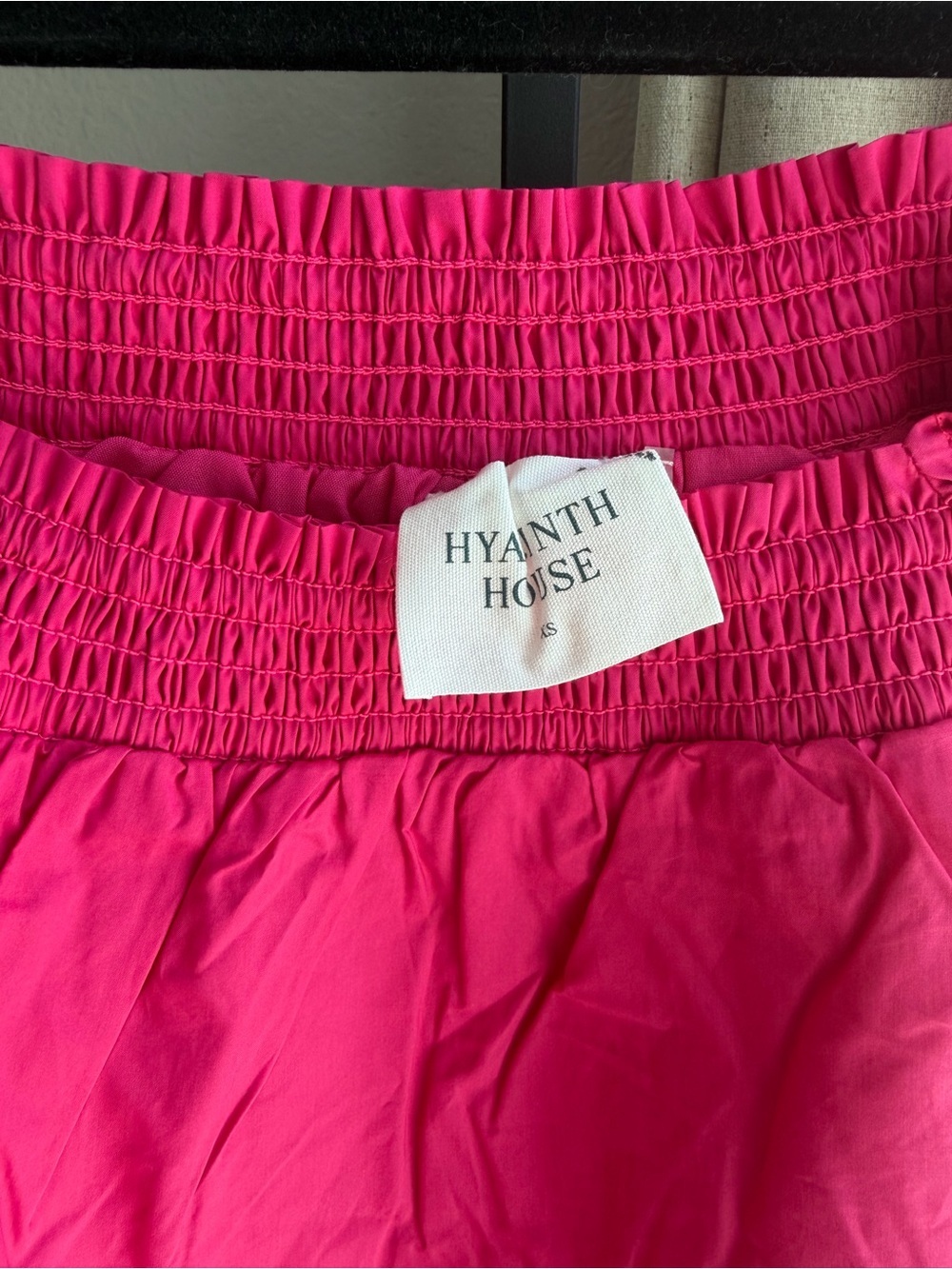 Hyacinth House Pink Eyelet-Sleeve Crop Top - Picture 6 of 9